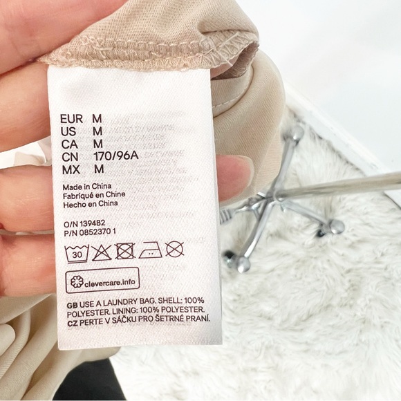 H&M PALE ORANGE PINK YELLOW FLORAL PRINT RUFFLED MAXI DRESS WOMENS SZ MEDIUM - Picture 4 of 5